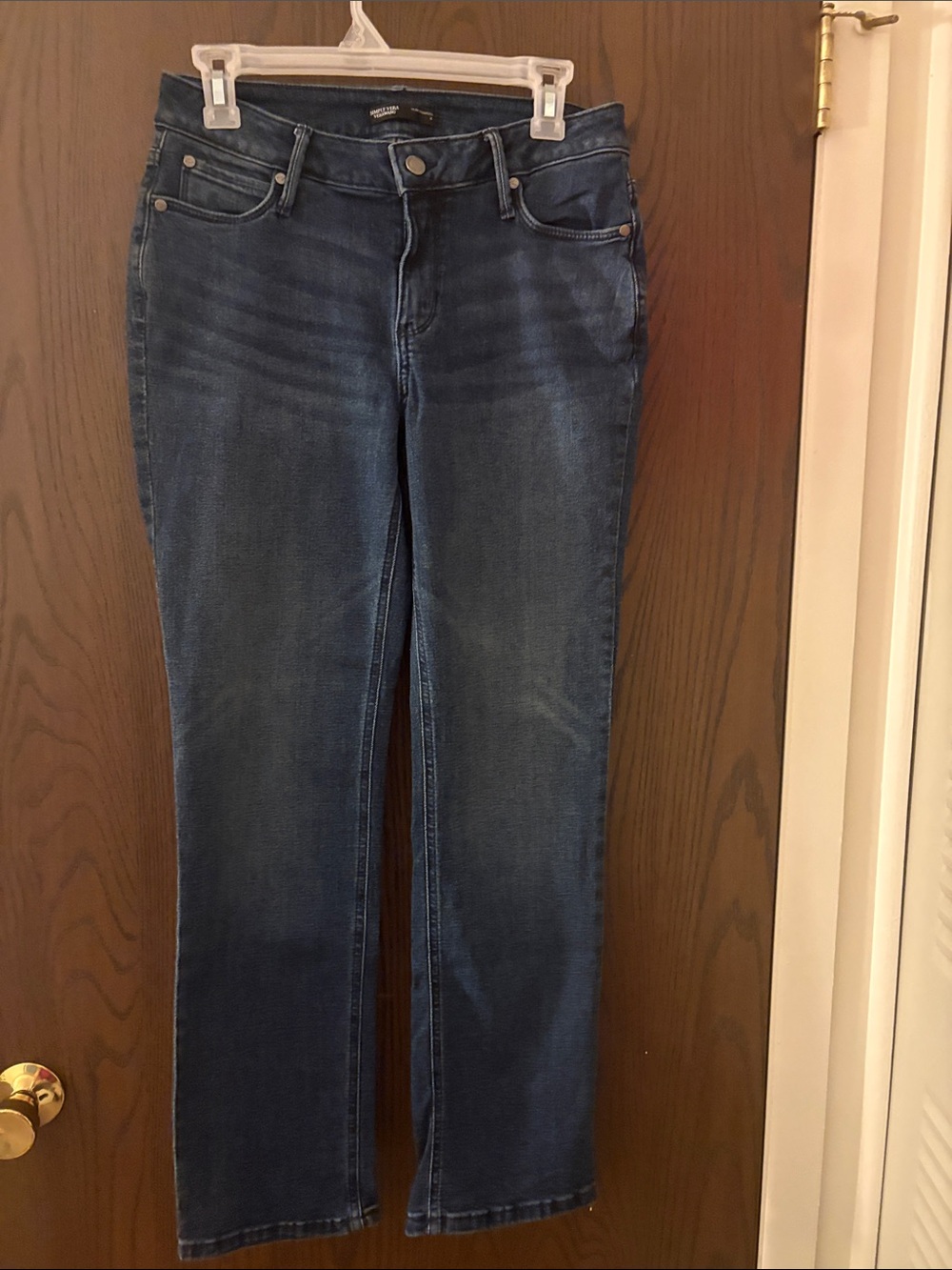 Simply Vera Wang Slim Straight Jeans